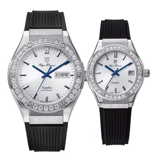 Đồng Hồ Đôi Olym Pianus Watch OP990-45DLS-GL-TD Và OP990-45ADGS-GL-T Màu Đen - Đồng hồ - Vua Hàng Hiệu