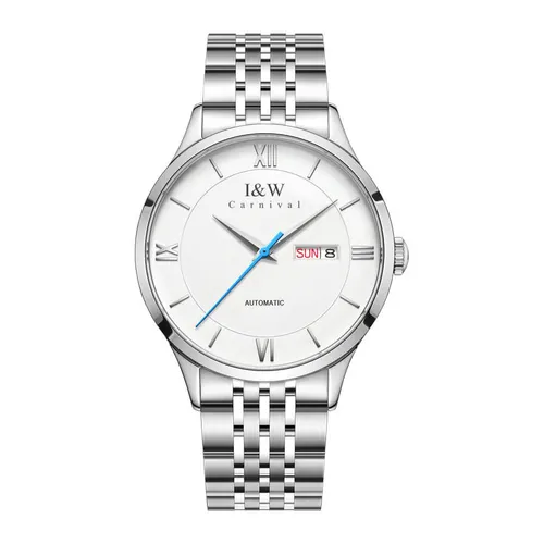 Đồng Hồ Nam I&W Carnival Automatic Watch IW510G-DT (IW510G11) Màu Bạc - Đồng hồ - Vua Hàng Hiệu