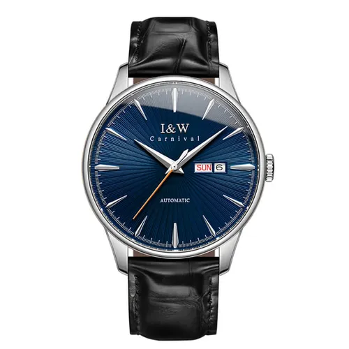 Đồng Hồ Nam I&W Carnival Automatic Watch IW519G-DD (IW519G7) Màu Đen/Xanh