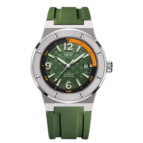 Đồng hồ - Đồng Hồ Nam I&W Carnival Automatic Watch IW618G-DS (IW618G3) Màu Xanh Green - Vua Hàng Hiệu