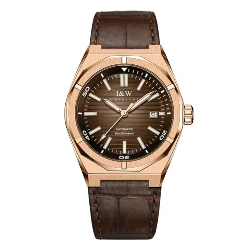 Đồng Hồ Nam I&W Carnival Automatic Watch IW711G-DD (IW711G17) Màu Nâu - Đồng hồ - Vua Hàng Hiệu