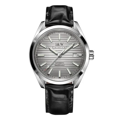 Đồng Hồ Nam I&W Carnival Automatic Watch IW713G-DD (IW713G3) Màu Đen/Ghi