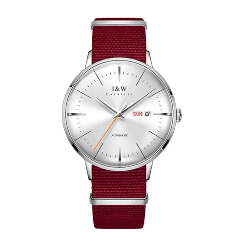 Đồng Hồ Nam I&W Carnival IW506G-DV (IW506G1) Automatic Màu Đỏ Trắng