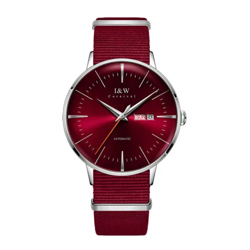 Đồng Hồ Nam I&W Carnival IW506G-DV (IW506G2) Automatic Màu Đỏ