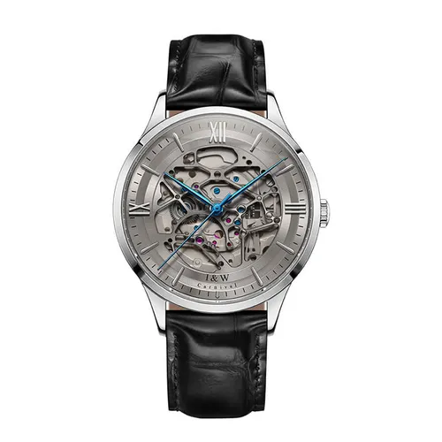 Đồng Hồ Nam I&W Carnival IW523G-DD (IW523G3)  Automatic Màu Đen Xám