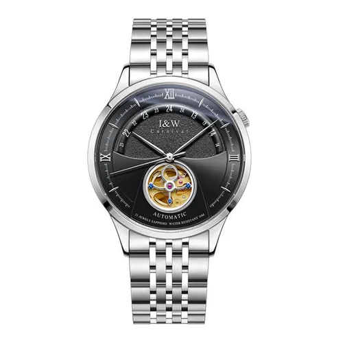 Đồng Hồ Nam I&W Carnival IW525G-DT (IW525G12) Automatic Màu Đen Bạc