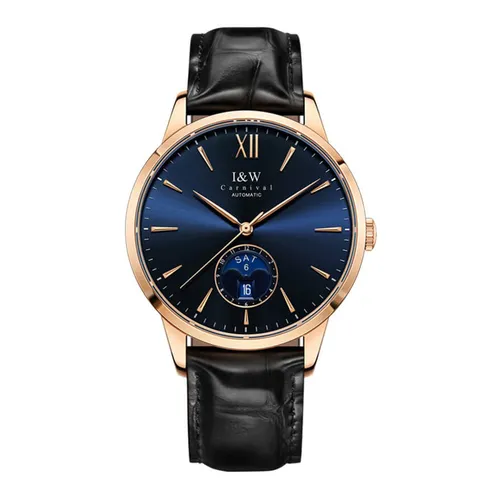 Đồng Hồ Nam I&W Carnival IW527G-DD (IW527G2)  Automatic Màu Xanh Đen