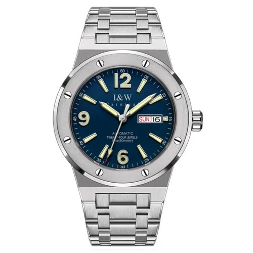 Đồng Hồ Nam I&W Carnival IW589G-DT (IW589G9) Màu Bạc Xanh