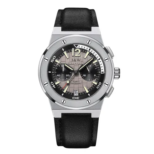 Đồng Hồ Nam I&W Carnival IW605G-DD (IW605G7) Quartz Màu Đen Bạc
