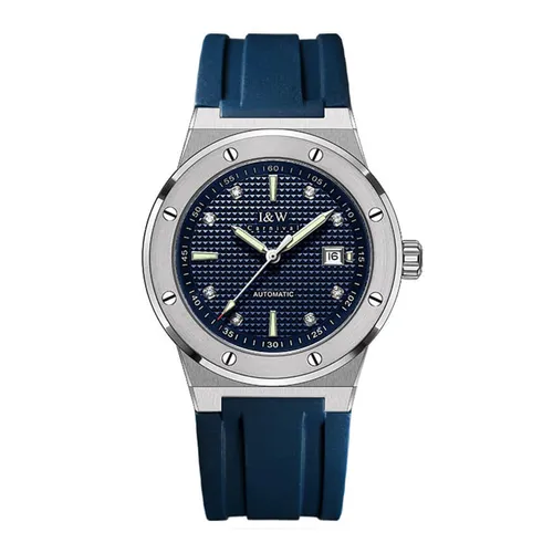 Đồng Hồ Nam I&W Carnival IW610G-DS (IW610G14) Automatic Màu Xanh Bạc