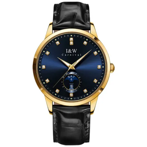 Đồng Hồ Nam I&W Carnival IW625G-DD (IW625G10) Automatic Màu Xanh Đen
