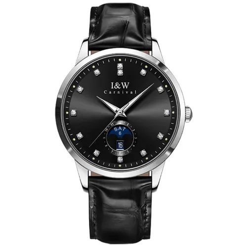 Đồng Hồ Nam I&W Carnival IW625G-DD (IW625G14) Automatic Màu Đen - Đồng hồ - Vua Hàng Hiệu