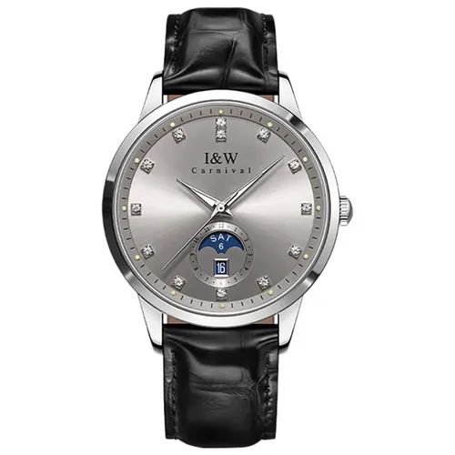 Đồng Hồ Nam I&W Carnival IW625G-DD (IW625G15) Automatic Màu Xám Đen