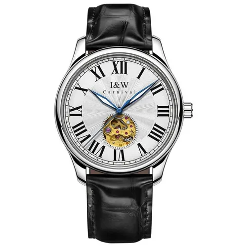 Đồng hồ - Đồng Hồ Nam I&W Carnival IW695G-DD (IW695G2) Màu Trắng Đen - Vua Hàng Hiệu