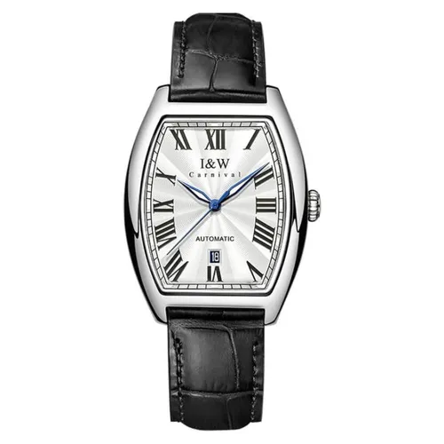 Đồng hồ - Đồng Hồ Nam I&W Carnival IW701G-DD (IW701G2) Màu Trắng Đen - Vua Hàng Hiệu