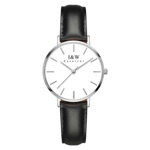 Đồng hồ - Đồng Hồ Nữ I&W Carnival Watch IW8793L-DD (IW8793L6) Màu Đen - Bạc - Vua Hàng Hiệu