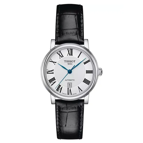 Đồng hồ - Đồng Hồ Nữ Tissot Carson Premium Automatic Lady T122.207.16.033.00 Màu Bạc Đen - Vua Hàng Hiệu