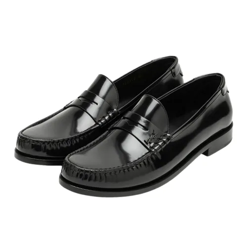 Giày YSL - Giày Lười Nam Yves Saint Laurent YSL 670231AAA7R 1000 Màu Đen Size 41 - Vua Hàng Hiệu