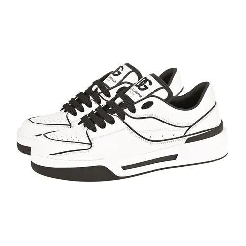 Giày Sneaker Nam Dolce & Gabbana D&G Vintage Continental CK2036 Màu Trắng Phối Đen Size 39 - Giày - Vua Hàng Hiệu