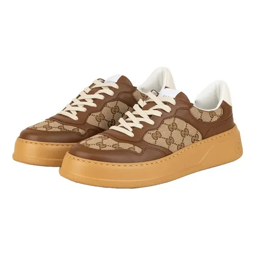 Giày - Giày Sneaker Nam Gucci Beige Monogram GG Logo 675840 UPG20 Màu Nâu Be Size 6 - Vua Hàng Hiệu