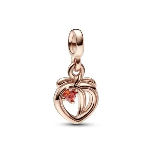 Pandora - Hạt Vòng Charm Nữ Pandora ME Mini Pendant With A Playful Peach 781212C01 Màu Vàng Hồng - Vua Hàng Hiệu