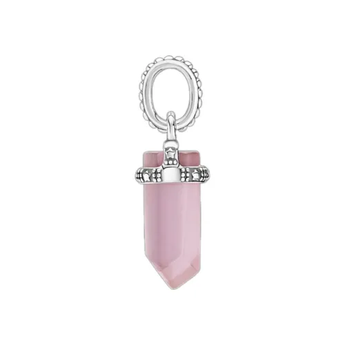 Pandora - Hạt Vòng Charm Pandora Pink Amulet Pendant Charm 399185C02 Màu Hồng - Vua Hàng Hiệu
