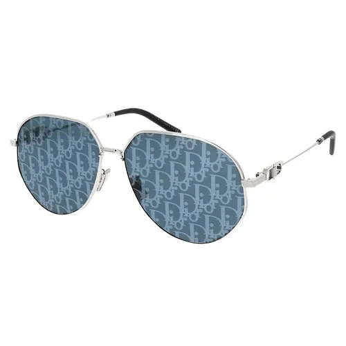 Kính mắt Dior Nam - Kính Mát Nam Dior In Blue & Silver Sunglasses DM40026UF0B8 Màu Bạc Xanh - Vua Hàng Hiệu