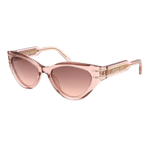 Kính Mát Nữ Dior In Pink DiorSignature Sunglasse B7I 40F1 Màu Hồng