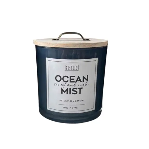 Nến thơm - Nến Thơm Blush Bloom Ocean Mist Natural Soy Candle 397g - Vua Hàng Hiệu