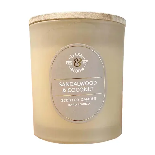 Nến thơm - Nến Thơm Blush Bloom Sandalwood Coconut & Candle 283g - Vua Hàng Hiệu