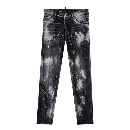Thời trang - Quần Jean Dsquared2 Black Τide Skater Fit S71LB1283 S30357 900 Màu Đen Size 50 - Vua Hàng Hiệu