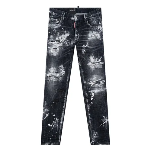 Quần Jean Nam Dsquared2 Black Denim Wash Super Twinky Fit S74LB1324S30503 900 Màu Đen Size 50
