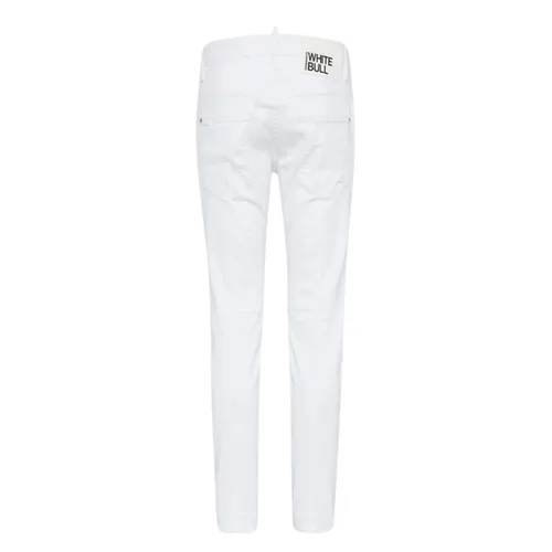 Quần Jean Nam Dsquared2 Denim Wash Skater Fit S71LB1352 STN833 100W Màu Trắng Size 44 - Thời trang - Vua Hàng Hiệu
