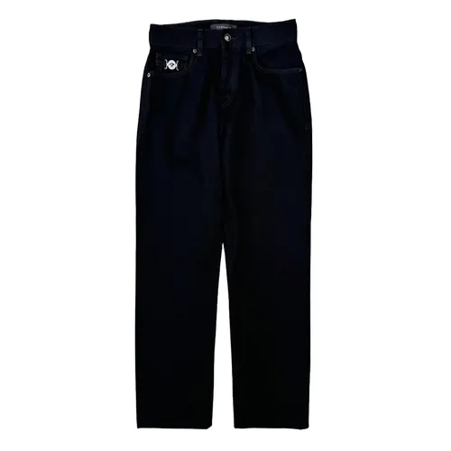 Quần Jean Nam Versace Medusa In Black Denim 1013242 1A09446 Màu Xanh Đen Size 32 - Thời trang - Vua Hàng Hiệu