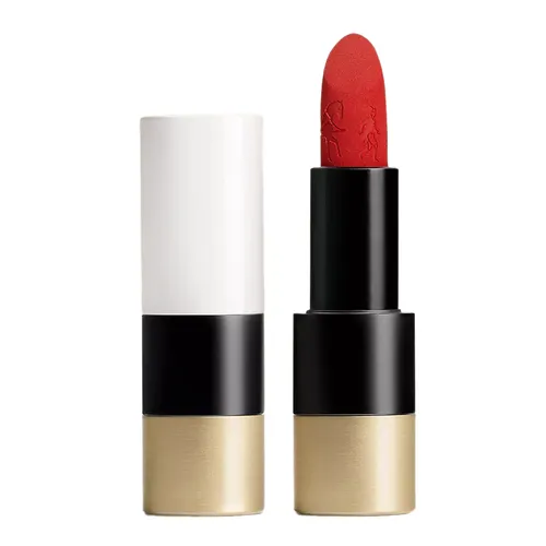 Son Hermès Matte Lipstick, Engraved Limited Edition, 75 Rouge Amazone Màu Đỏ Cam