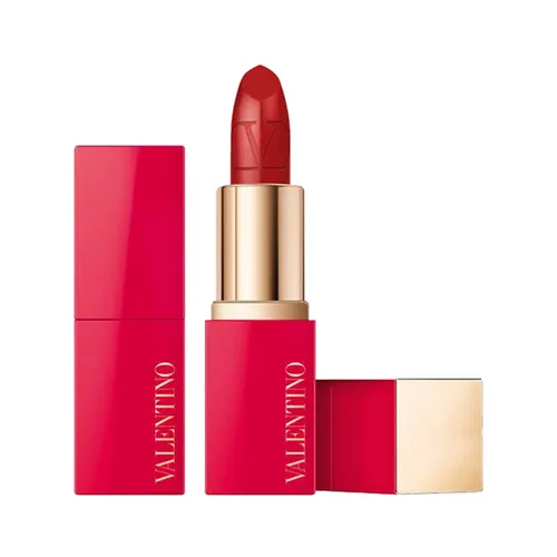 Son Môi Valentino Son lì - Son Rosso Valentino Refillable Lipstick 217A Ethereal Red Satin Mini Màu Đỏ Đô - Vua Hàng Hiệu