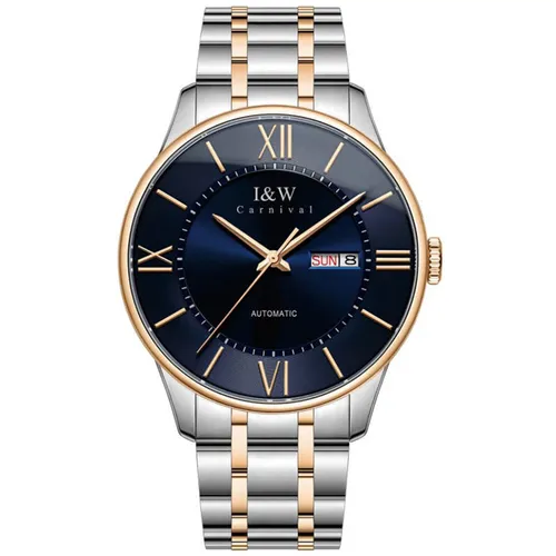 Đồng Hồ Nam I&W Carnival IW515G-DT (IW515G7) Màu Automatic Xanh Bạc