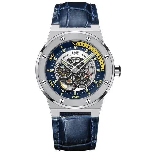 Đồng Hồ Nam I&W Carnival IW619G-DD (IW619G10) Automatic Màu Xanh Bạc - Đồng hồ - Vua Hàng Hiệu