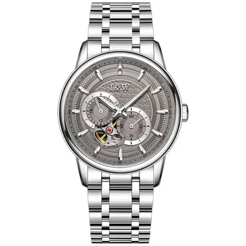Đồng Hồ Nam I&W Carnival IW627G-DT (IW627G4) Automatic Màu Xám Bạc