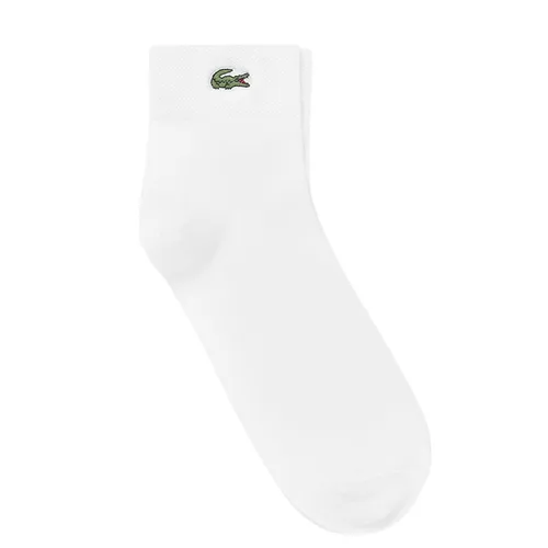Tất Nam Lacoste RA019E 001 Màu Trắng