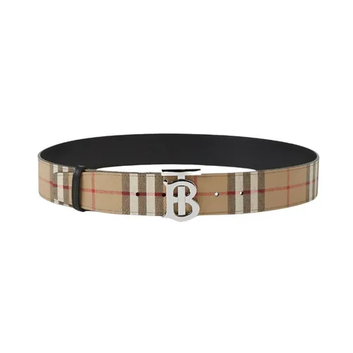 Thắt lưng Burberry - Thắt Lưng Nam Burberry With TB Logo Belt 8070294 Phối Màu Size 90 - Vua Hàng Hiệu
