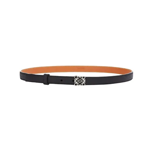 Thắt lưng Loewe - Thắt Lưng Nữ Loewe Black Leather Belt E619Z15X03 1341 Màu Đen Size 75 - Vua Hàng Hiệu
