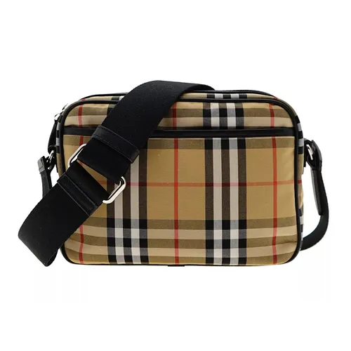 Túi Đeo Chéo Burberry Paddy Check Camera Crossbody Bag 8081460 Màu Be Kẻ