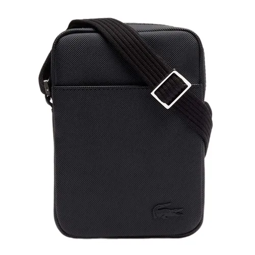 Túi Đeo Chéo Nam Lacoste Classic Petit Piqué Zip Bag NH2340HC 000 Màu Đen