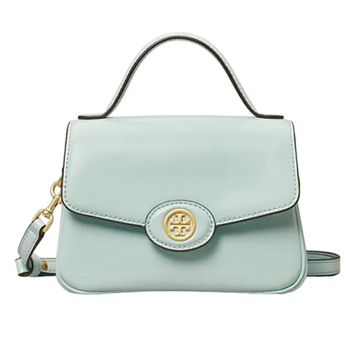 Túi Đeo Chéo Nữ Tory Burch Robinson Spazzolato Top Handle Shoulder Bag Màu Xanh Mint - Túi xách - Vua Hàng Hiệu
