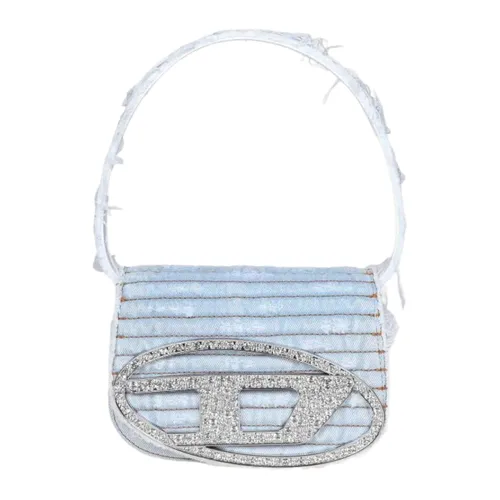 Túi xách Diesel - Túi Đeo Vai Nữ Diesel 1DR Shoulder Bag Light Blue Denim X08396 P5471 H0918 Màu Xanh Blue - Vua Hàng Hiệu