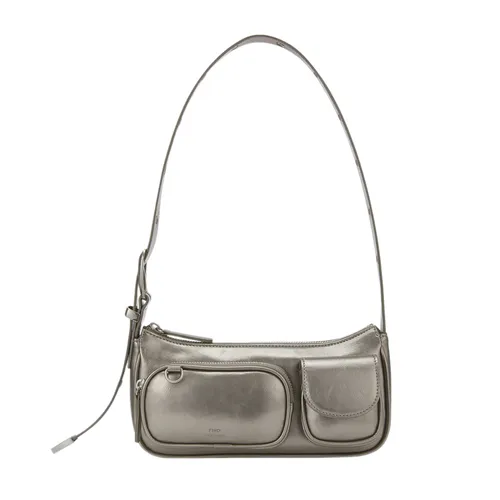 Túi xách - Túi Đeo Vai Nữ Find Kapoor Belty Pocket Bag 25 - Chrome Shoulder Bag Màu Xám Trắng - Vua Hàng Hiệu