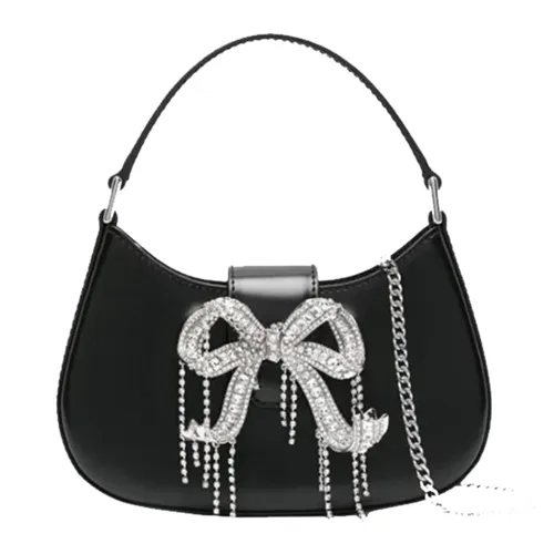 Túi xách - Túi Xách Nữ Self-Potrait In Black Leather RS24-320-B Black Màu Đen - Vua Hàng Hiệu