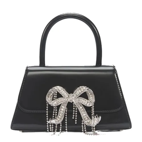 Túi Xách Tay Nữ Self-Potrait In Black Leather RS24-316-B Black Màu Đen