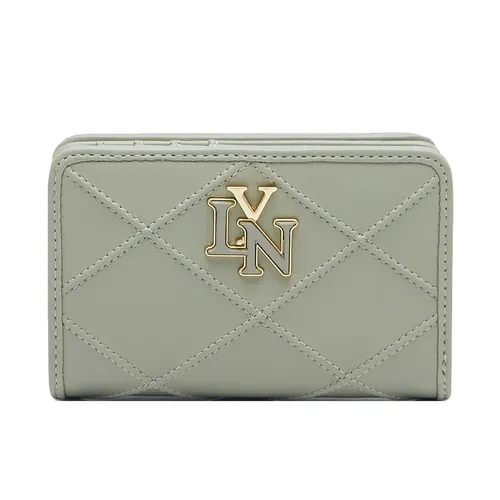 Túi xách - Ví Nữ Lyn Camille Quilted Short Wallet LL24FWF062 Màu Xanh Green - Vua Hàng Hiệu